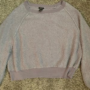 Purple Crew Neck Sweater